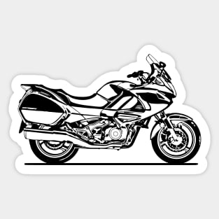 NT700V Motorcycle Sketch Art Sticker